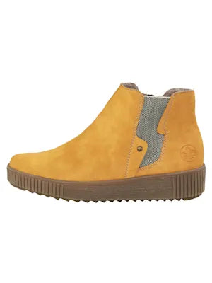 RIEKER Boots Y6461-24 jaune ambré